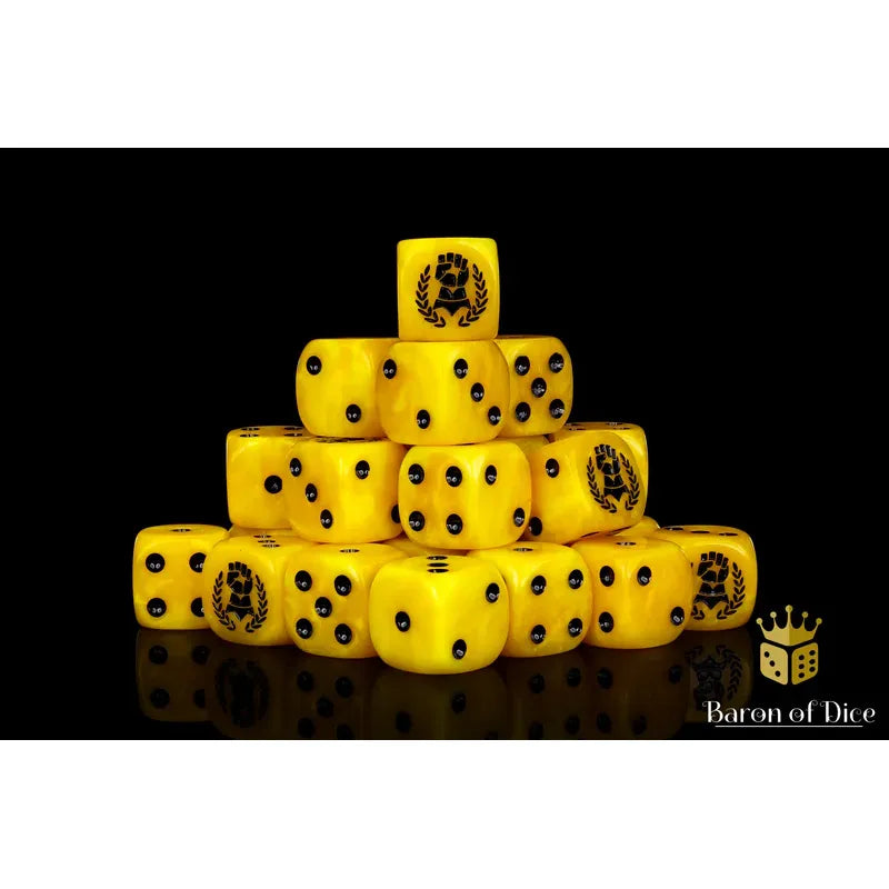 Baron of Dice: Almighty Hand Round Wargaming D6 Set 25c