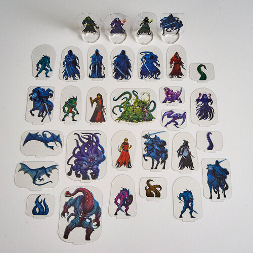 5E Flat Plastic Miniatures - 31pc Ancient Evils & Horde