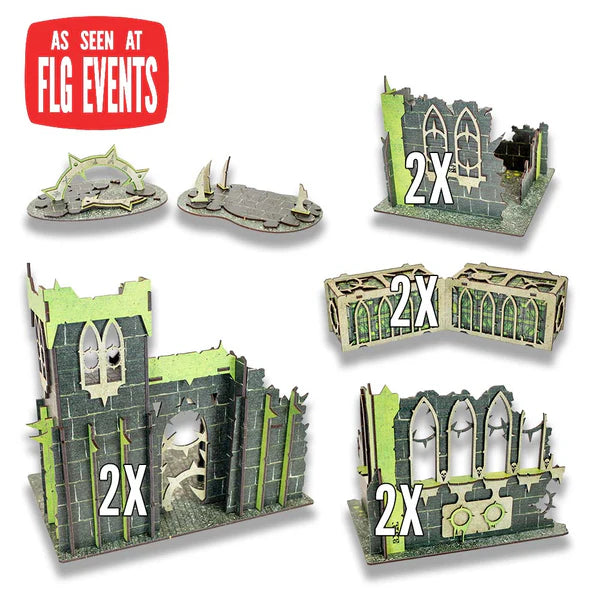 FLG Full Color Terrain: Green Urban Corruption Event Set