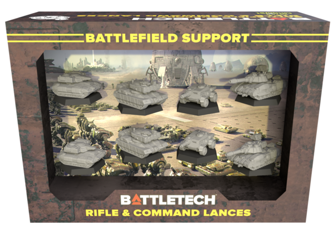 BattleTech: Mercenaries Force Pack - Battlefield Support Rifle & Command Lances (Pre-Order Expected Release 02/2025)