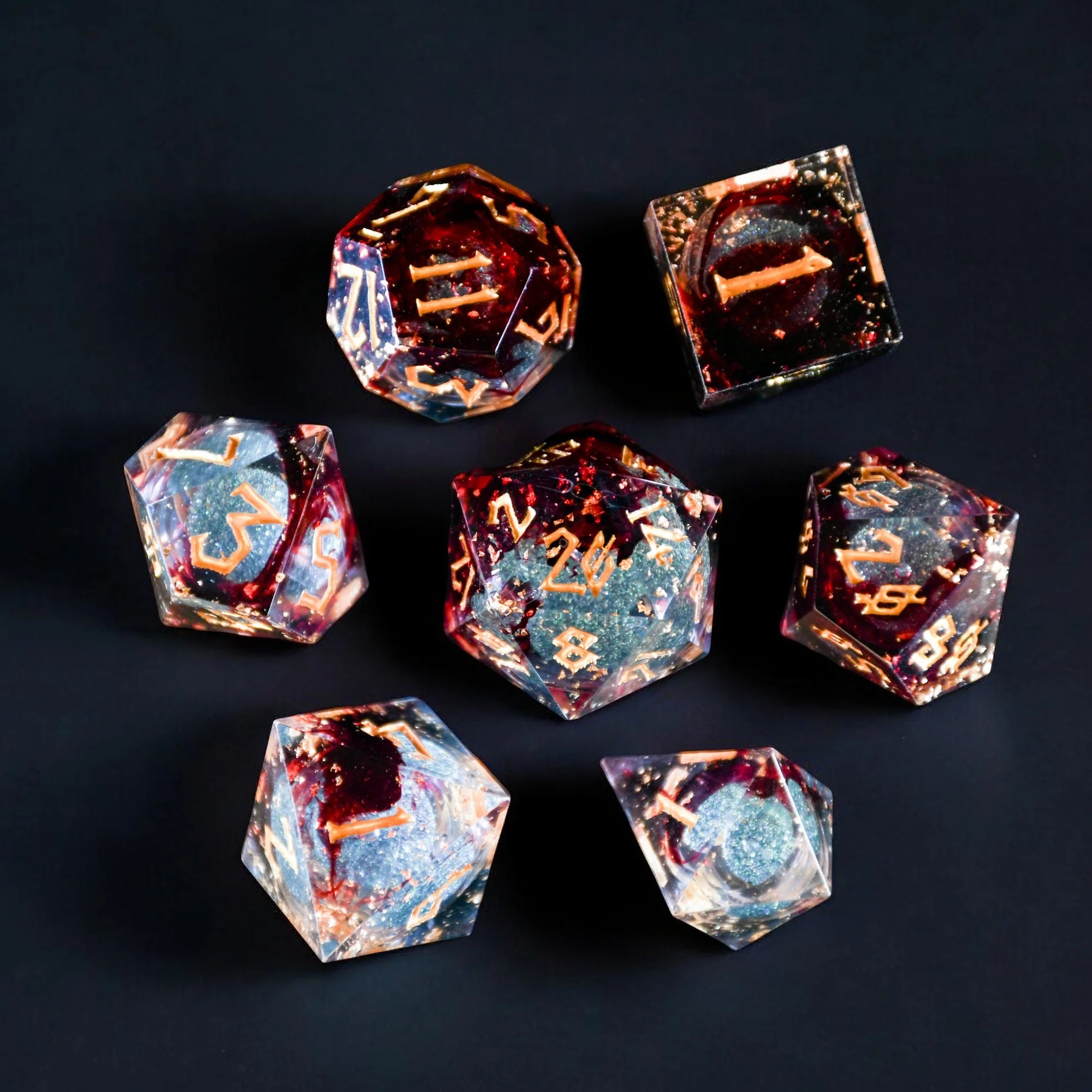 Bestow Curse - Liquid Core Dice (Set of 7)