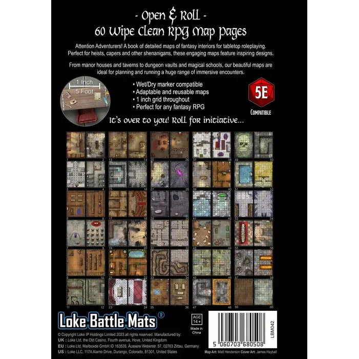 Big Book of Battle Mats: Rooms, Vaults, & Chambers (Pre-Order)
