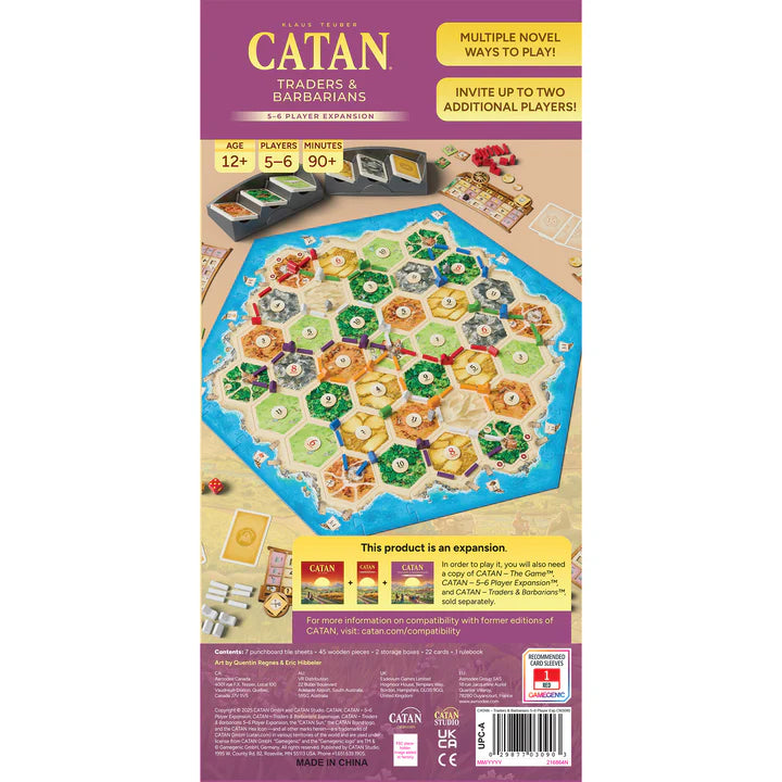 Catan – Traders and Barbarians 5-6 Player Expansion