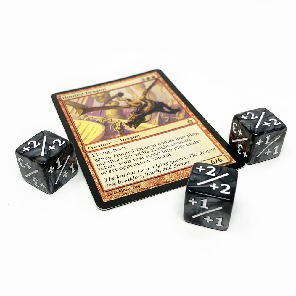 MTG Buff Dice Set Counters