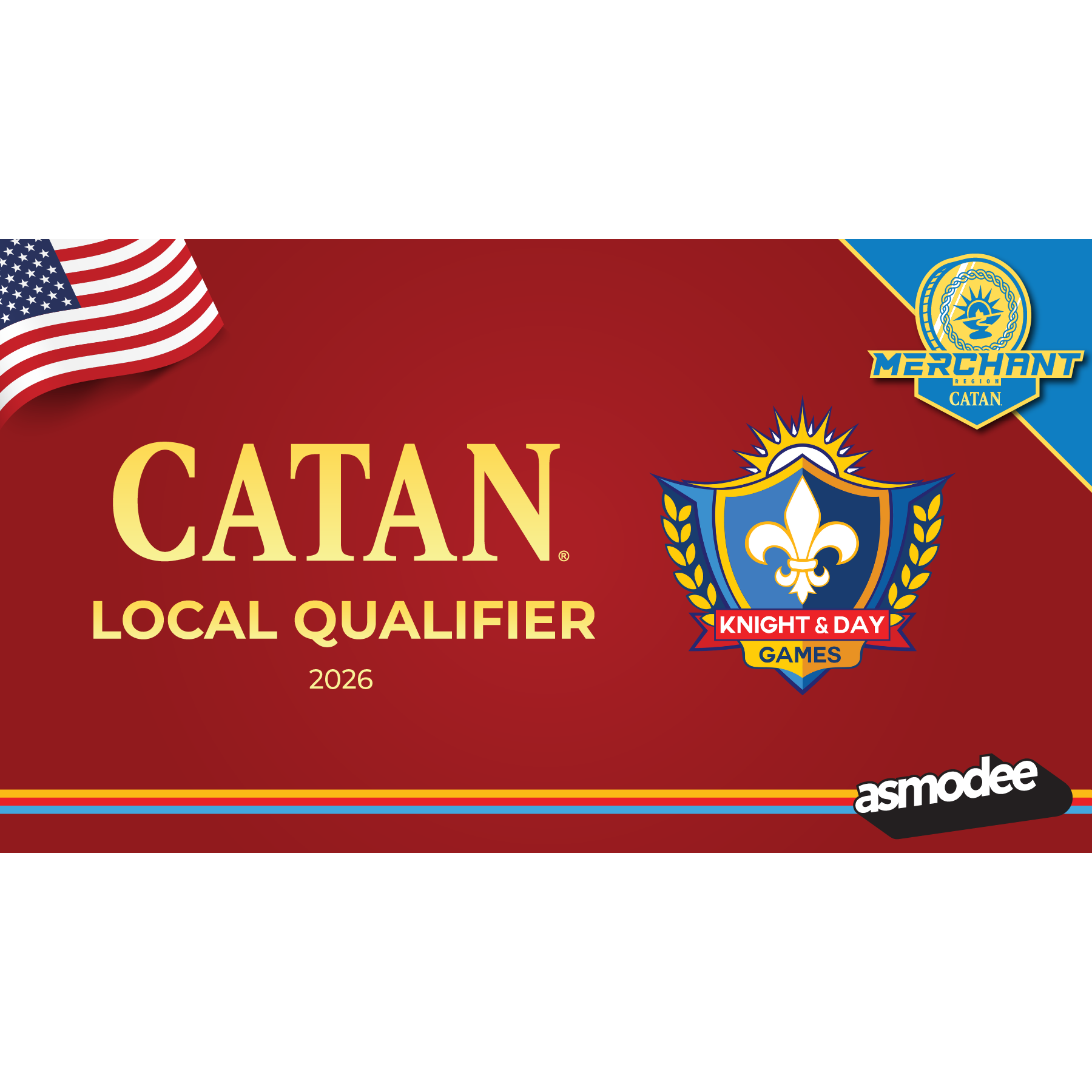 01/31/26 [Sat] CATAN National Championship Local Qualifier Event - 10AM