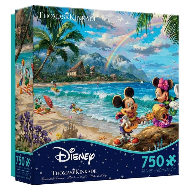 Puzzle: Mickey and Minnie in Hawaii 750pc (#2903-30)