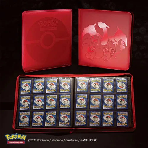 Elite Series: Charizard 12-Pocket Zippered PRO-Binder for Pokemon Case (4 Binders)