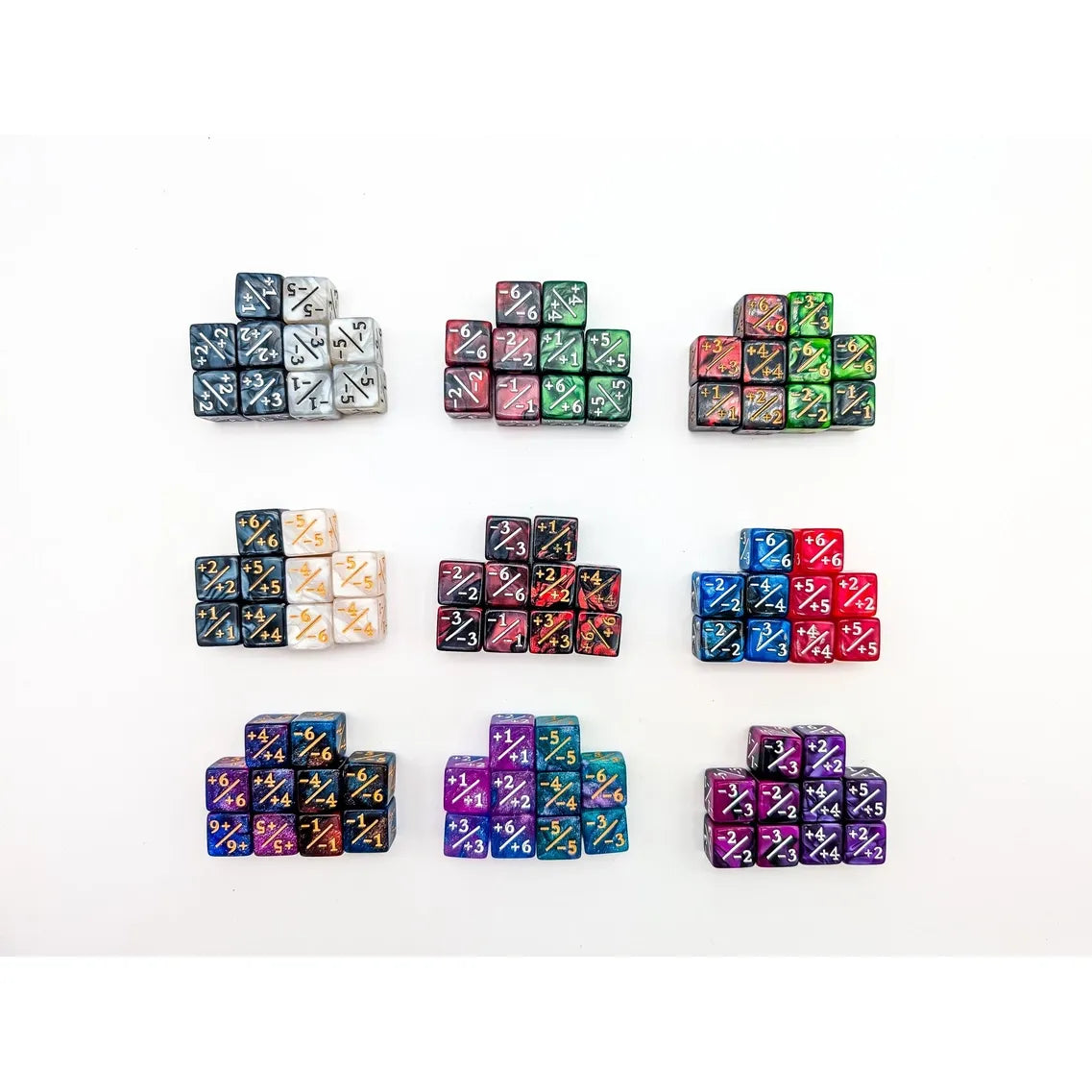 Counter Dice (10ct) [Styles Vary]