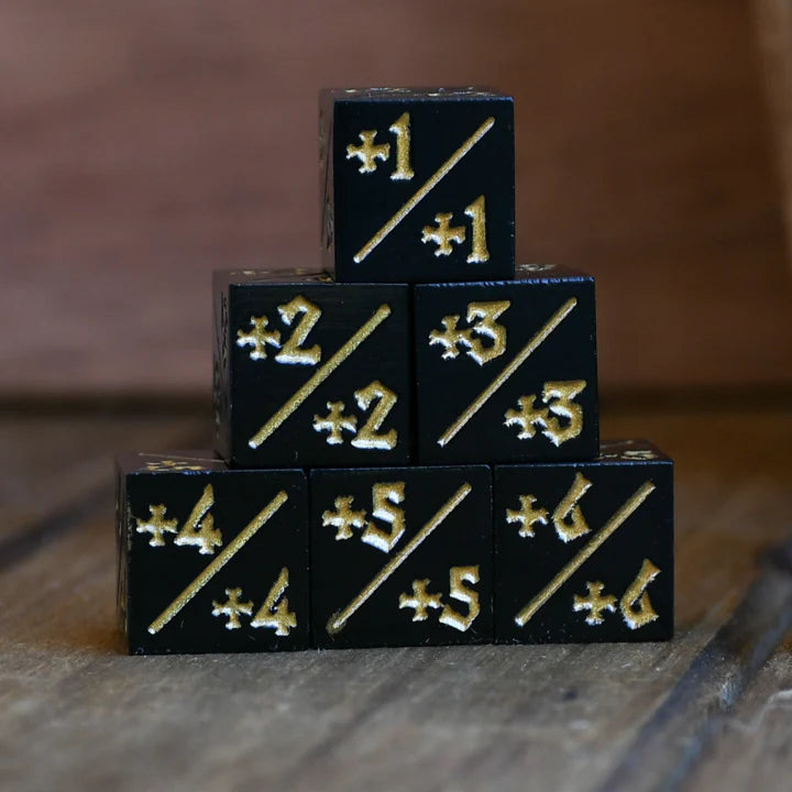 Counter Dice (Set of 6) [Styles Vary]