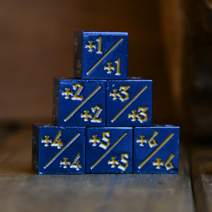 Counter Dice (Set of 6) [Styles Vary]