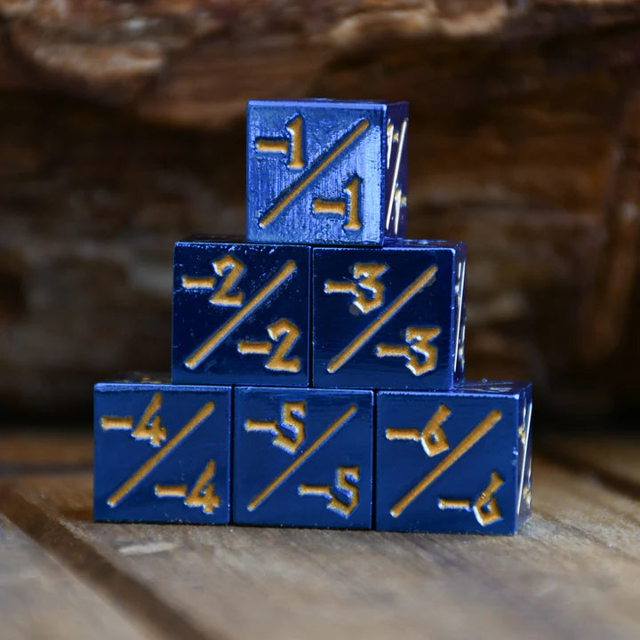 Counter Dice (Set of 6) [Styles Vary]