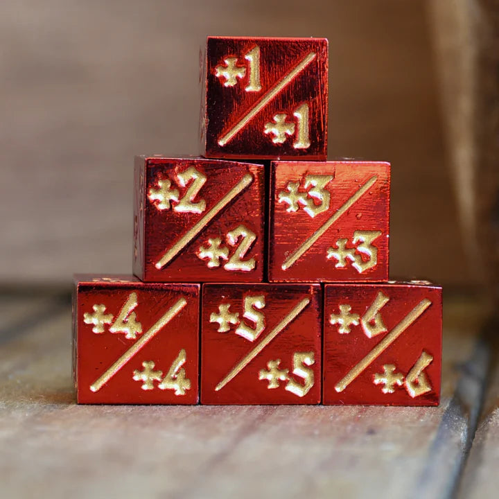 Counter Dice (Set of 6) [Styles Vary]