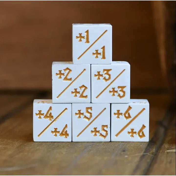 Counter Dice (Set of 6) [Styles Vary]