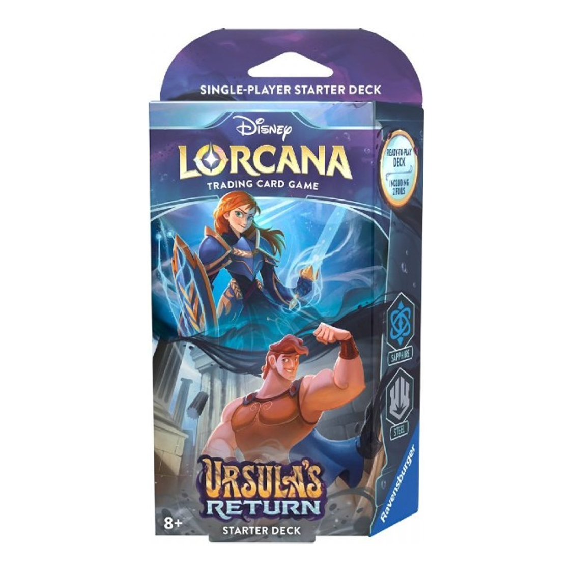 Disney Lorcana: Ursula’s Return - Sapphire and Steel Starter Deck