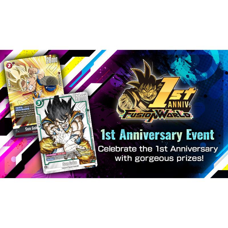 02/23/25 [Sun] Dragon Ball SCG Fusion World 1st Anniversary - 12PM (Silver)