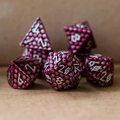 Fairy Dragon's Egg: Magenta - 7-set Metal Dice