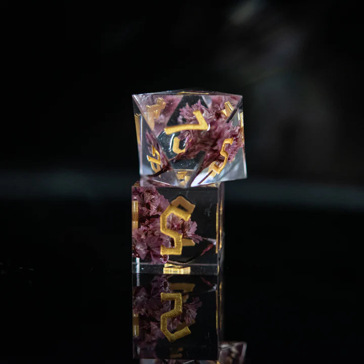 Misty Mountain - Wither and Bloom Sharp-Edged - 7-set Resin Dice