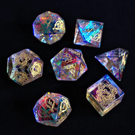 Serpent of Midgard: Prism - 7-set Glass Dice