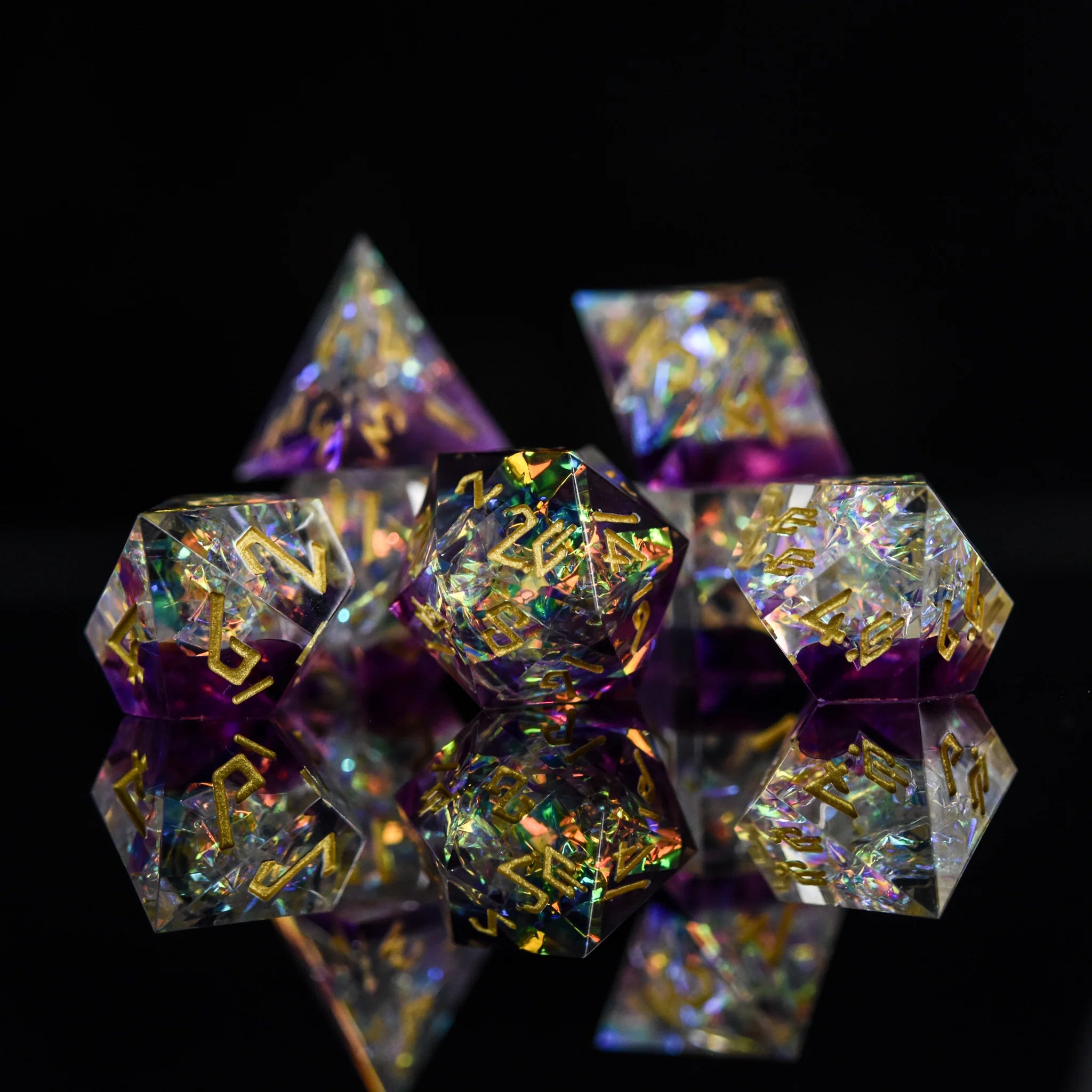 Conjure Fey Sharp-Edged - 7-set Resin Dice