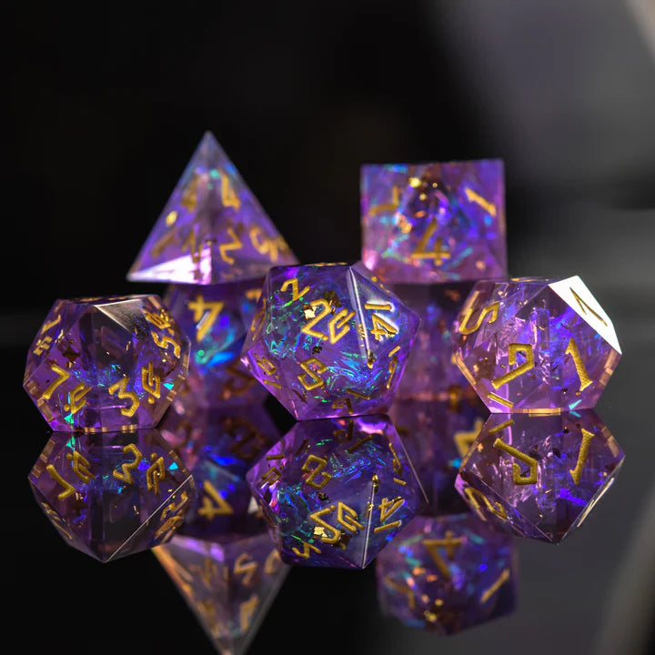 Misty Mountain - Conjure Celestial Sharp-Edged - 7-set Resin Dice