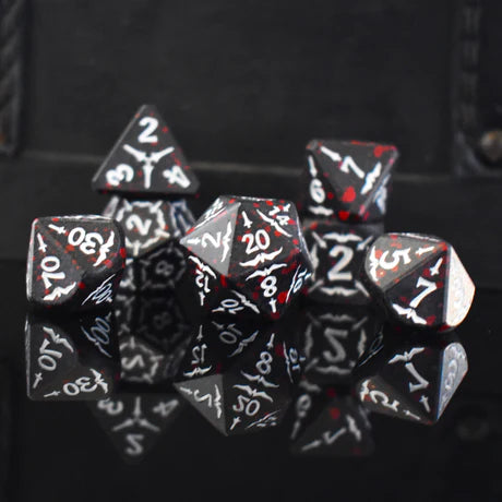 Sword of the Blood Hunter - 7-set Metal Dice