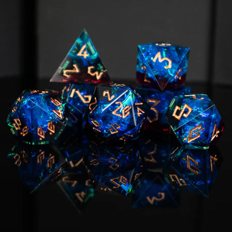 Chaos Bolt Sharp-Edged - 7-set Resin Dice