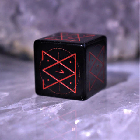 Spellcaster: Obsidian - 7-set Stone Dice