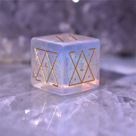 Spellcaster: Opalite - 7-set Stone Dice