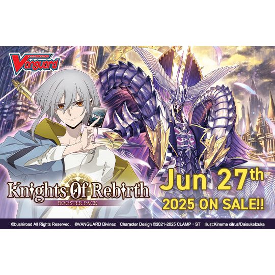 Cardfight!! Vanguard Divinez: Knights of Rebirth Booster Box [BT08]