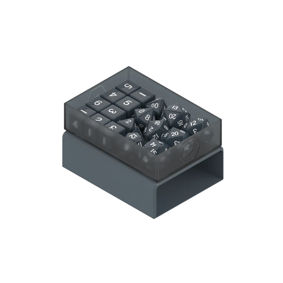 Heavy Play - RNG Dicebox - Artificer Grey