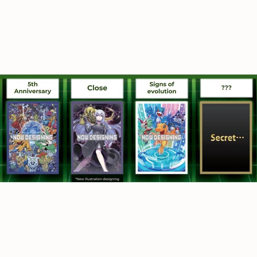 Digimon Card Game: Official Sleeve Assortment 01 (Preorder Expected Release Date 6/26/2025)