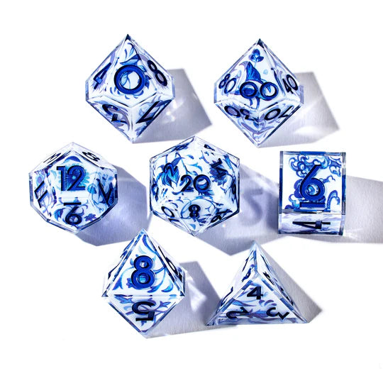 Qinghua 7-Piece Iconic Dice Set