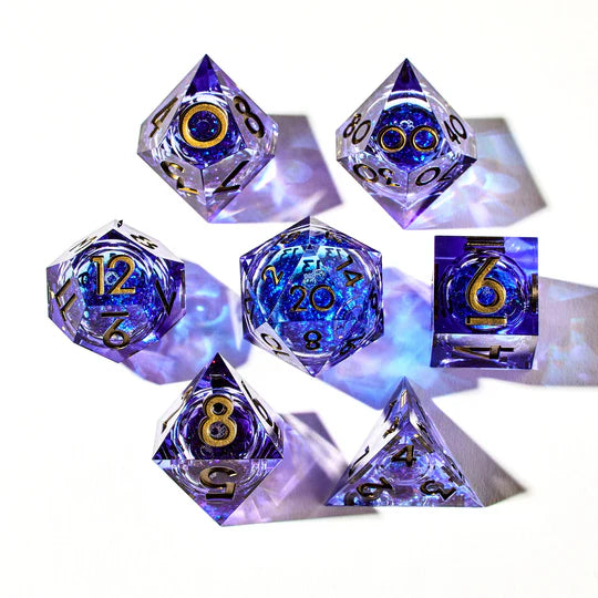 The Weave 7-Piece Liquid Core Dice Set (Pre-Order)