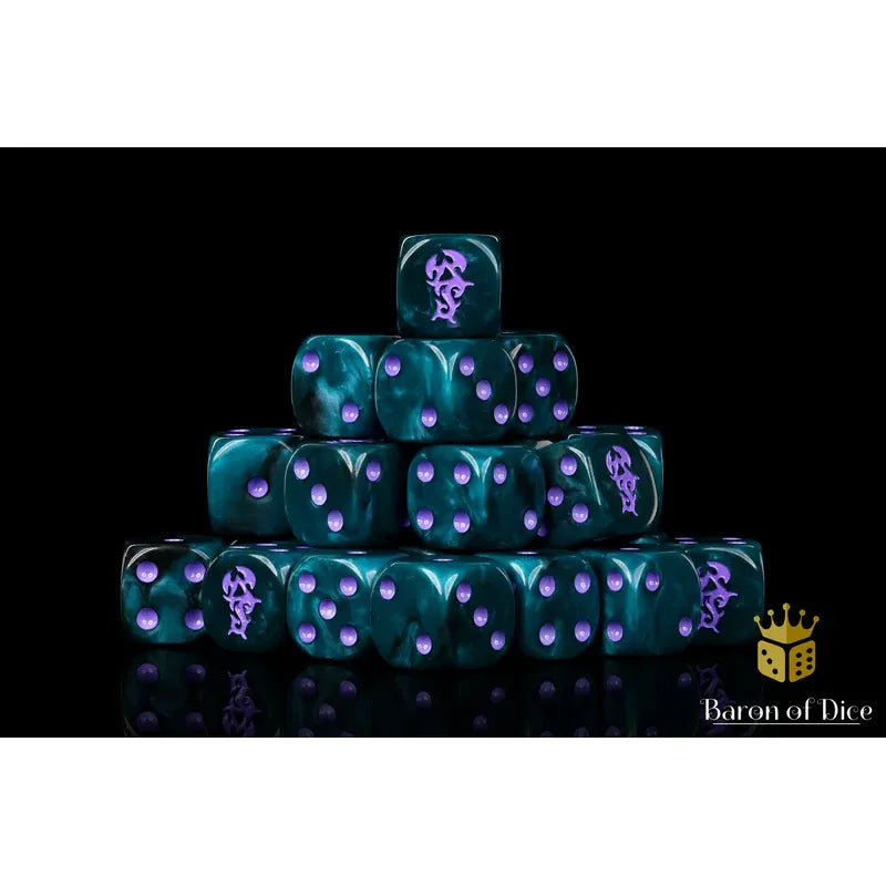 Baron of Dice: Dreaded Ones Round Wargaming D6 Set 25c