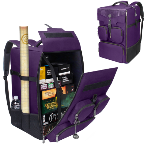 Enhance: Purple Tabletop Trading Card Backpack