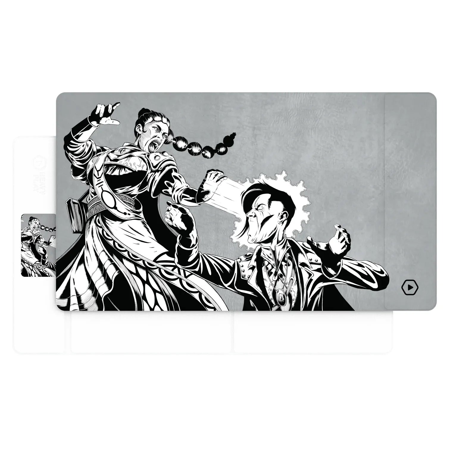 Heavy Play ETB Playmat Art Masters - Silence by Phil Stone