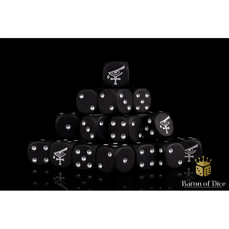 Baron of Dice: Eye of Isha Round Wargaming D6 Set 25c