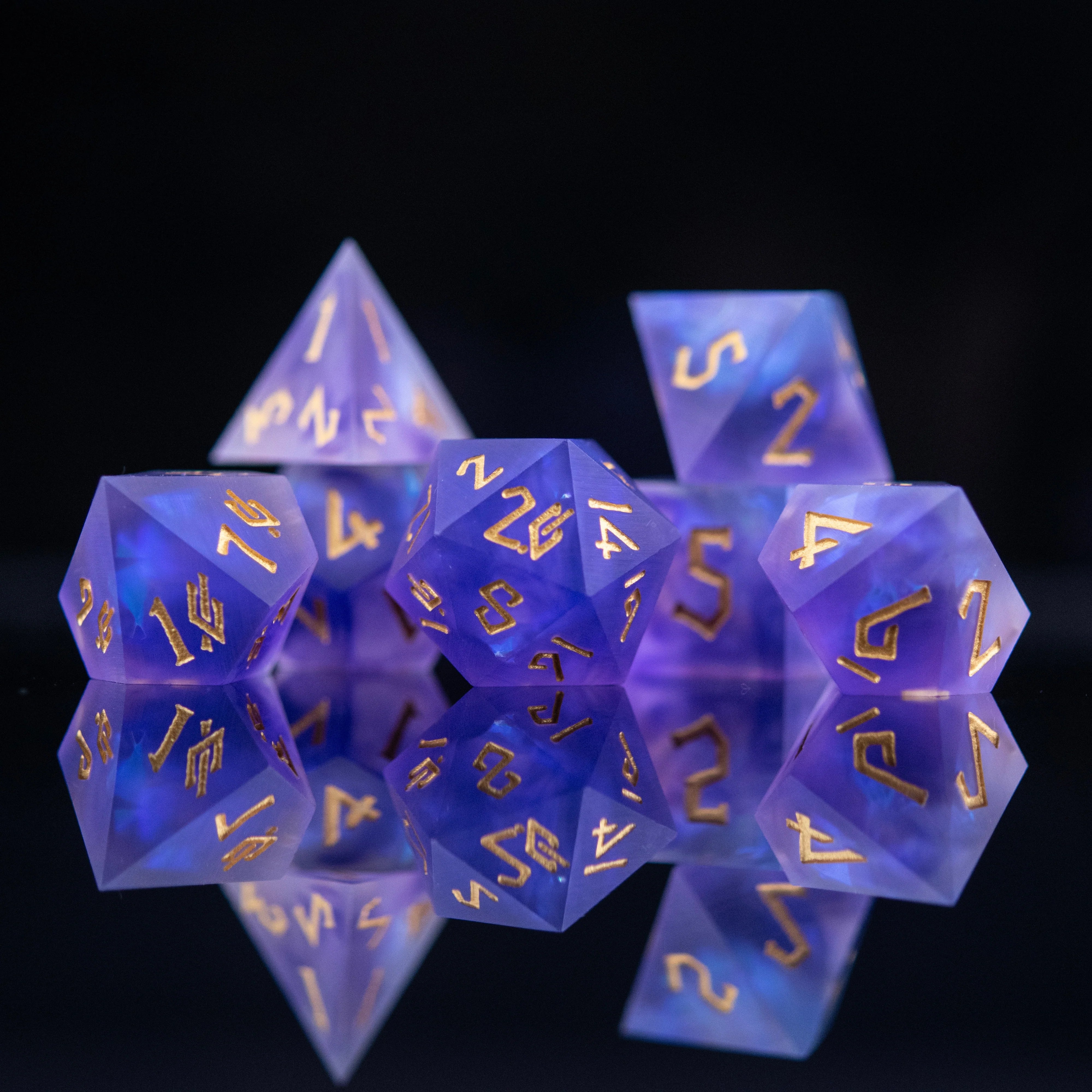 Mystic Divination Sharp-Edged - 7-set Resin Dice