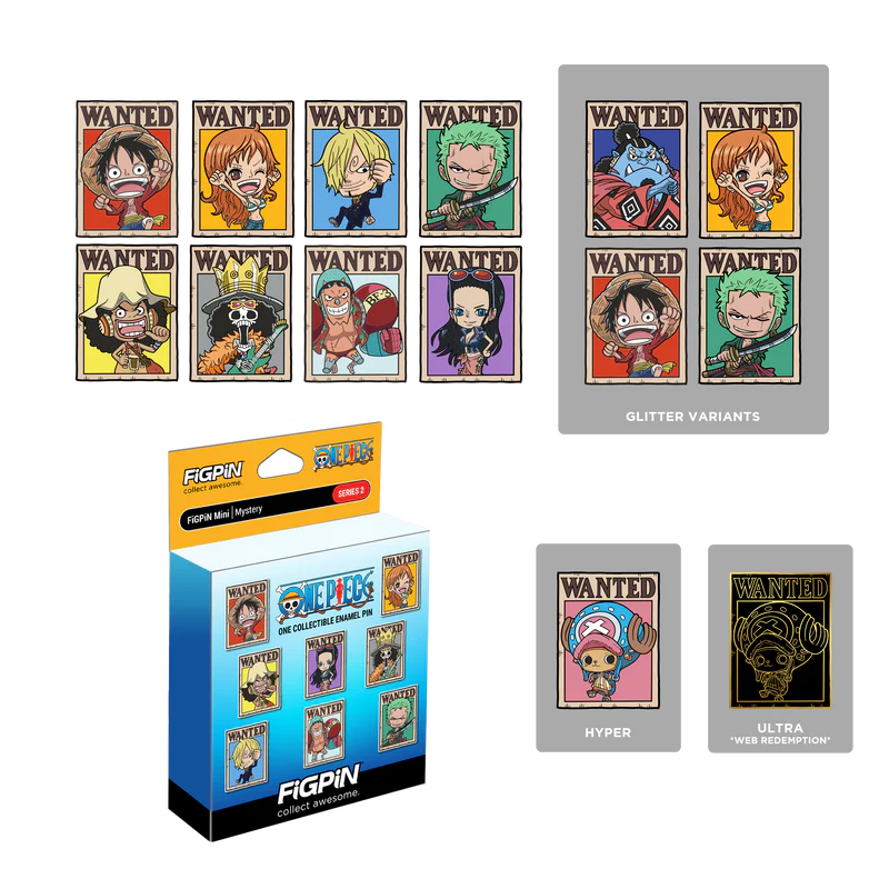 FiGPiN One Piece Series 2 Mystery Minis (Styles May Vary)