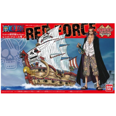 Gunpla: One Piece Grand Ship Collection Model Kit - #004 Red Force Model Ship [2156341]