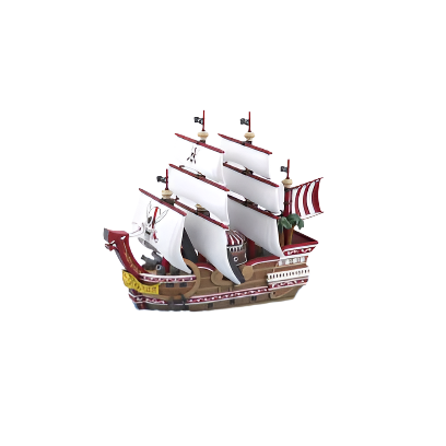 Gunpla: One Piece Grand Ship Collection Model Kit - #004 Red Force Model Ship [2156341]