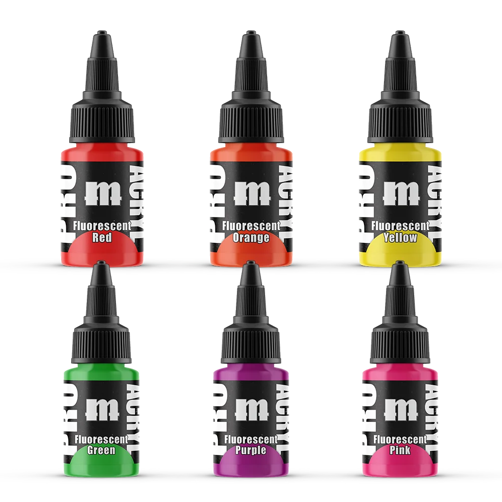 Pro Acryl Fluorescents Set