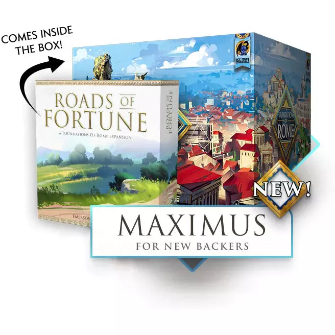 Foundations of Rome: Maximus Edition with Upgraded Stacking Score Markers Shipping Included