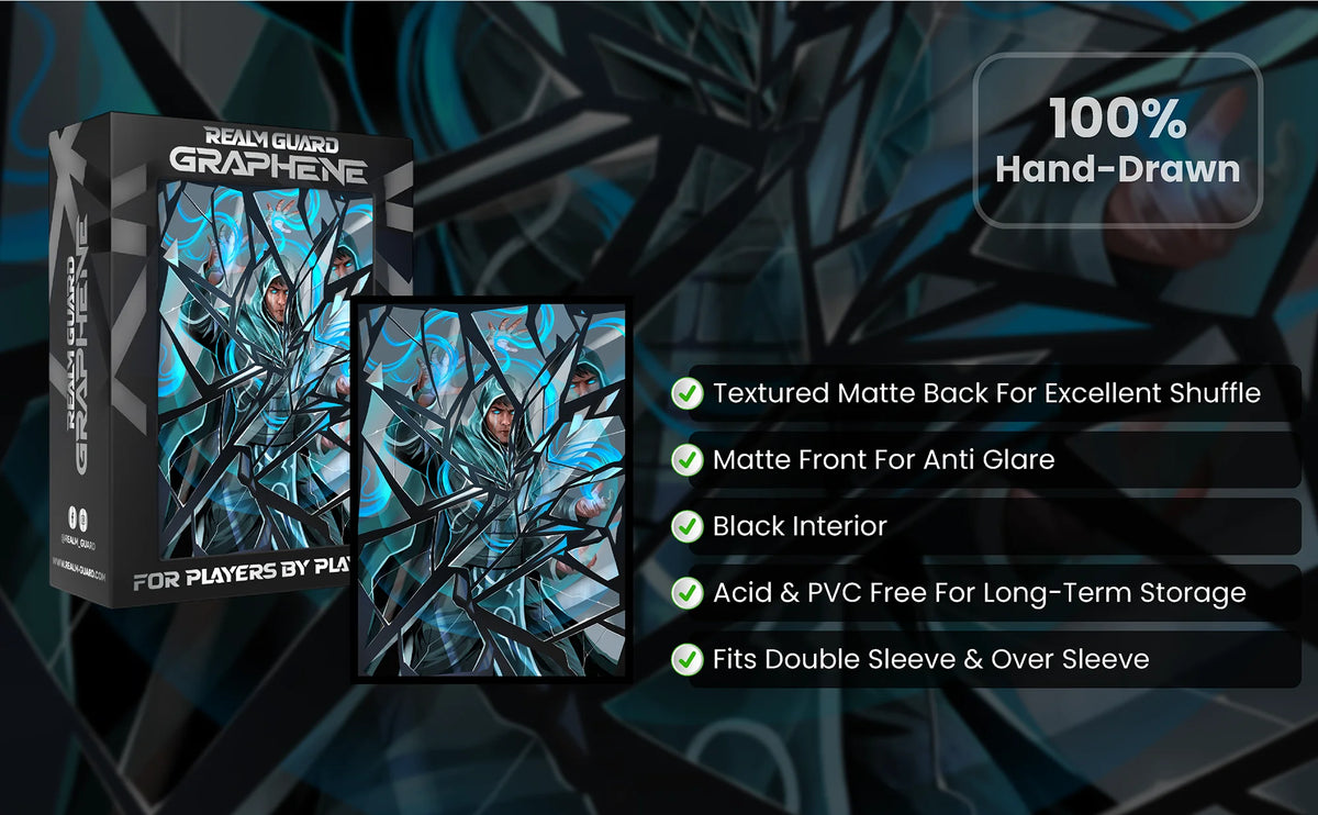 Realm Guard: Graphene Art Sleeves - Fractured Mage