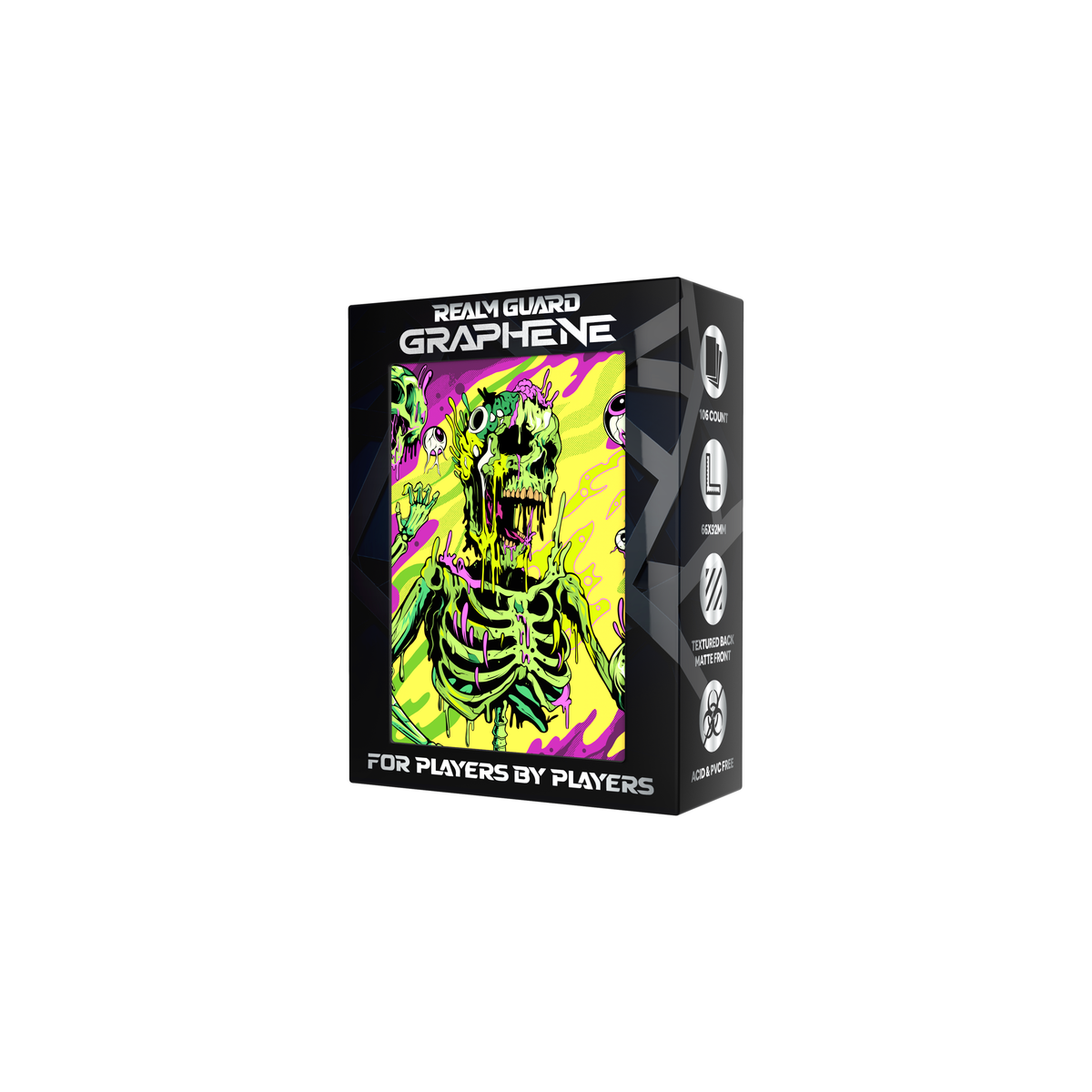 Realm Guard: Graphene Art Sleeves - Melting Skull V2