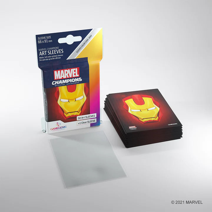 Marvel Champions: Card Sleeve Pack: Iron Man 66x91mm