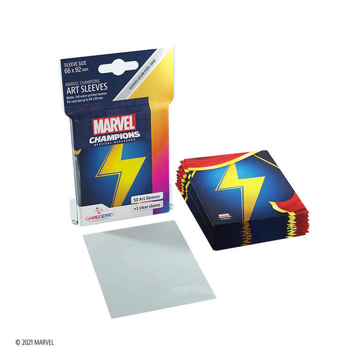 Marvel Champions: Ms. Marvel Sleeves 66x92mm