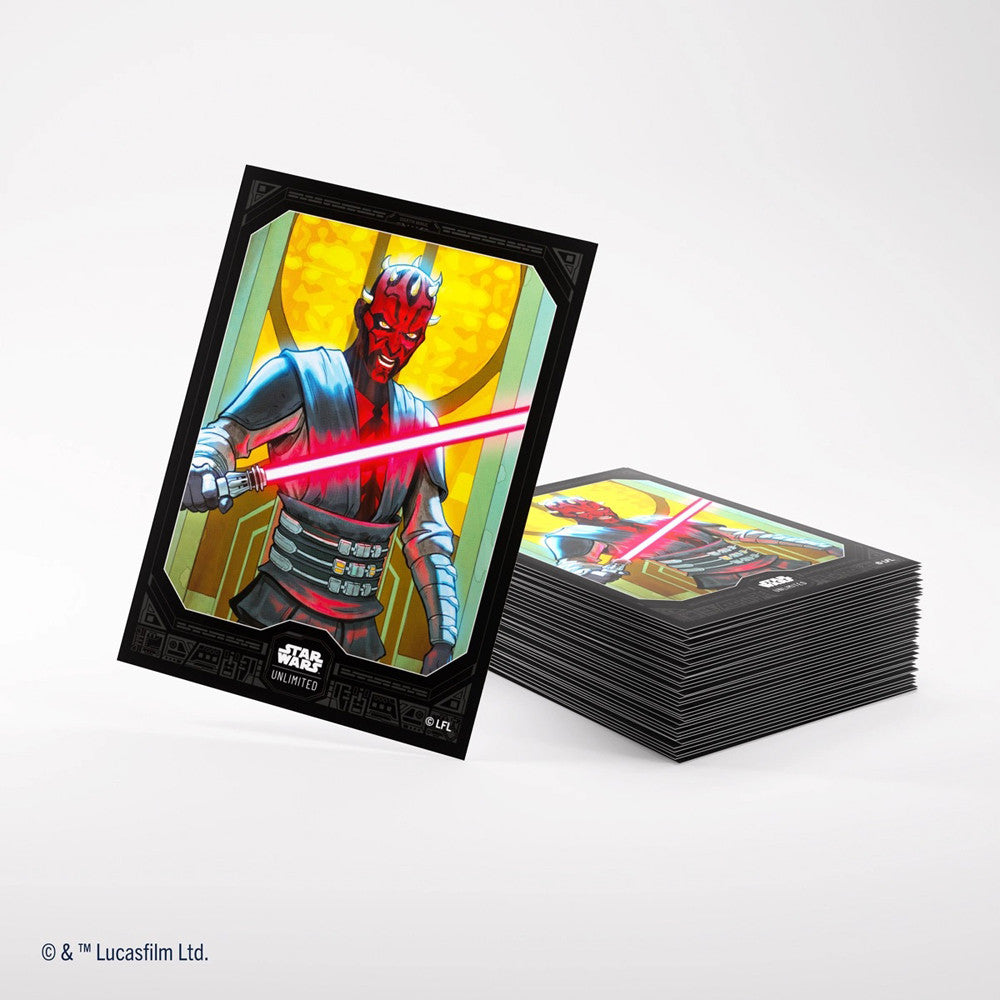 Star Wars Unlimited: Set 3 Twilight Of The Republic Art Sleeves - Darth Maul (Release NOV 2024)