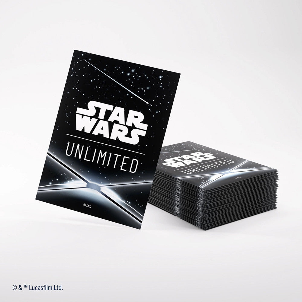 Star Wars Unlimited: Set 3 Art Sleeves - Card Back Black (Release NOV 2024)