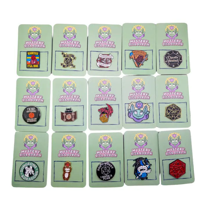 Mystery Dice Goblin Pins [Various Styles]